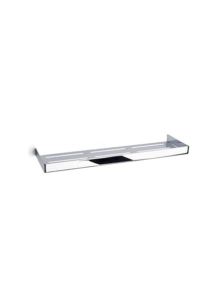 System Banyo Krom Duş Rafı Krom Renk 50X100X400 mm Beyaz Tek Ebat BA3003 043 Cr