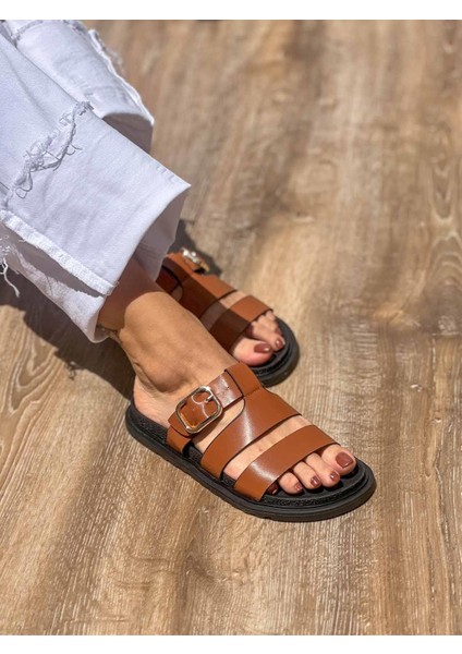 Arden Kemer ve Toka Detaylı Taba Terlik indirimleri