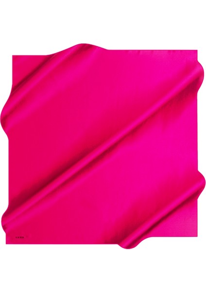 90X90 7747758 Aker Düz Taşlanmış İpek Krep Saten