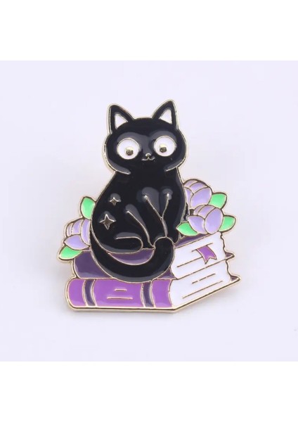 A Kitap Kedisi Felsefesi" Soyut Geometri Rozeti Edi ve Kitabın Minimalist Parçalanması fiyatları