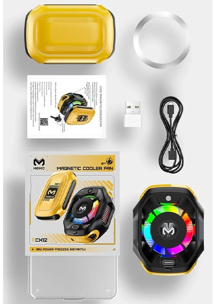 CX12 Pro 2000MAH Bataryalı I Manyetik Cep Telefon Soğutma