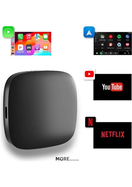 Wireless Carplay Android Araba 4 Çekirdekli Akıcı Fullhd 1080P Wifi 2.4/5g 2GB/32GB