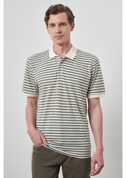 Erkek Çağla Yeşili Trend Polo Yaka T-Shirt fırsatları