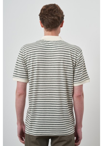 Erkek Çağla Yeşili Trend Polo Yaka T-Shirt indirimleri