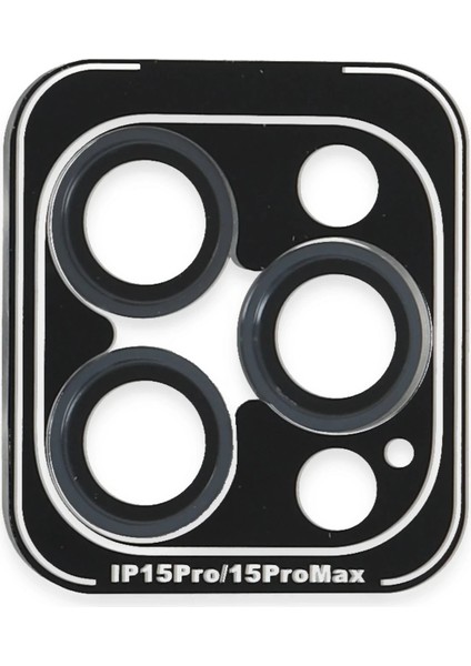 Iphone 15 Pro Max Pvd Metal Kamera Lens - Lacivert Zrnet