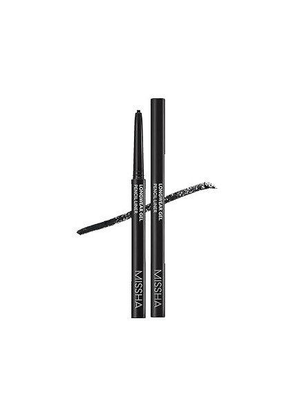 Pürüzsüz Uygulanan Jel Dokuda Kalem Eyeliner 0.14G Longwear Gel Pencil Liner (Titan Black)