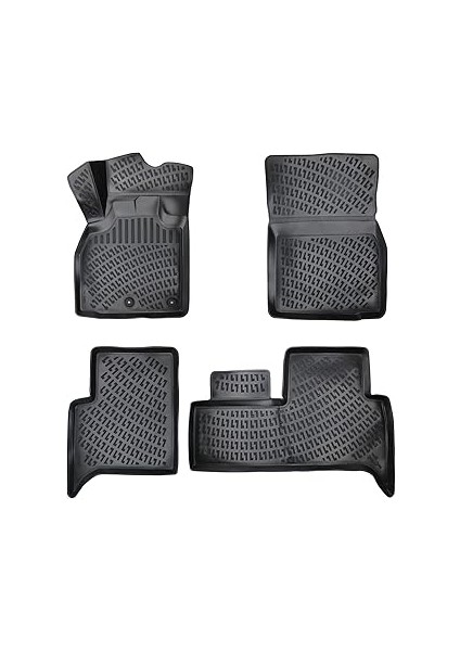 Rizline Renault Scenic 2 2003-2009 Uyumlu 3D Havuzlu Paspas