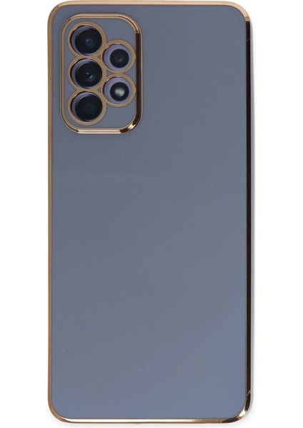 Samsung Galaxy A52 Kılıf Volet Silikon - Mavi Zrnet