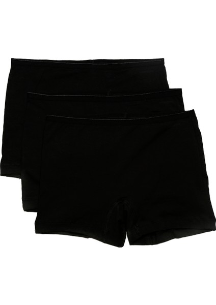 Kadın Boxer 3'lü Paket Essential 1571 - Siyah modelleri