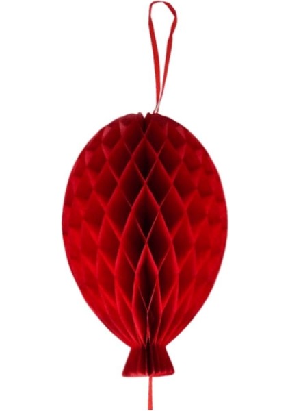 Kırmızı Petek Balon Parti Süsü