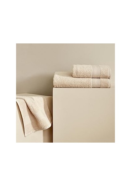 Home Soft Touch %100 Pamuk 30X50 cm Havlu Bej