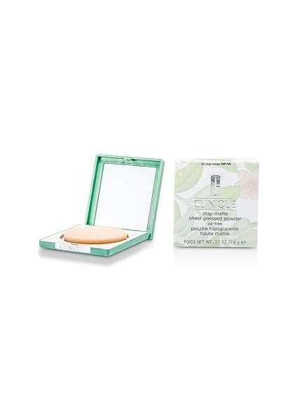Stay Matte Sheer Pressed Powder Oil Free 03 Pudra 1 Paket (1 x 7.6 G)