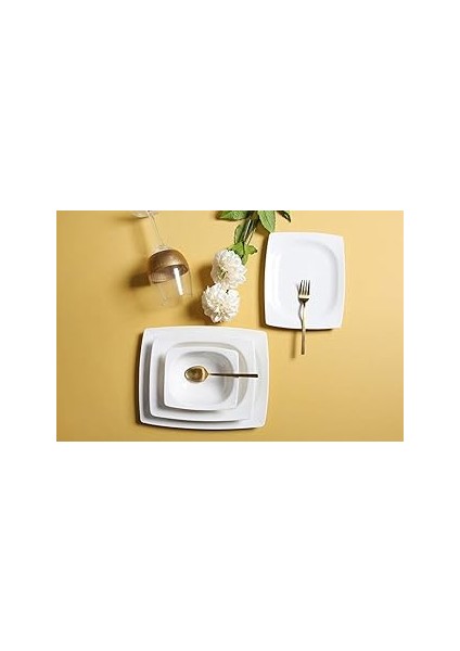 Riva Alumilite 24 Parça 6 Kişilik Yemek Takımı