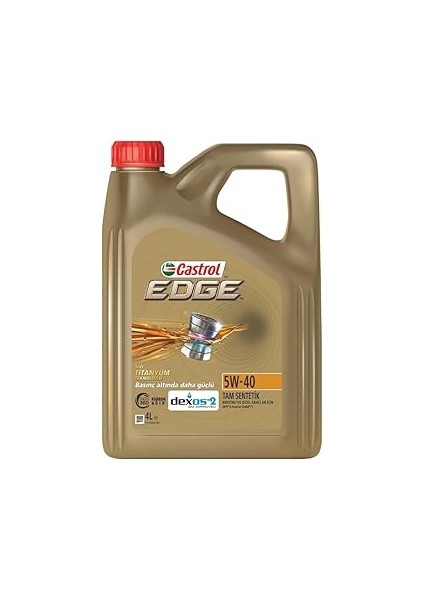 Castrol Edge 5W-40 4 Litre Motor Yağı