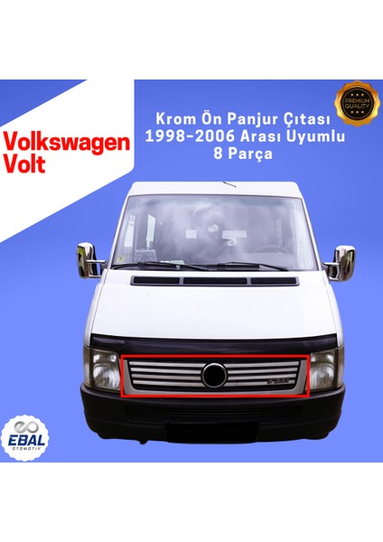 Vw Volt Krom Ön Panjur 8 Prç. 1998-2006 P. Çelik fırsatları