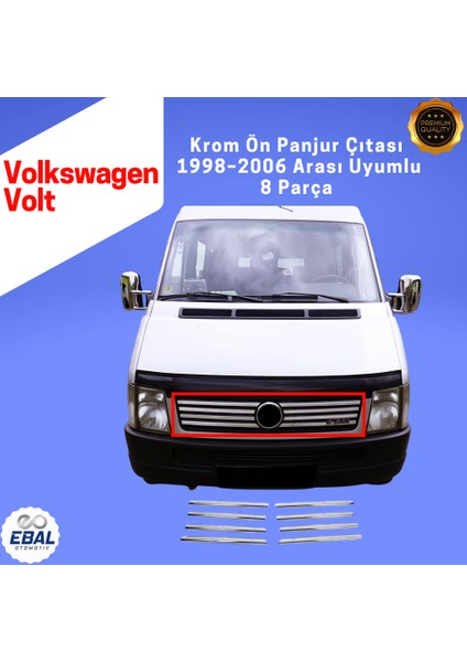 Vw Volt Krom Ön Panjur 8 Prç. 1998-2006 P. Çelik