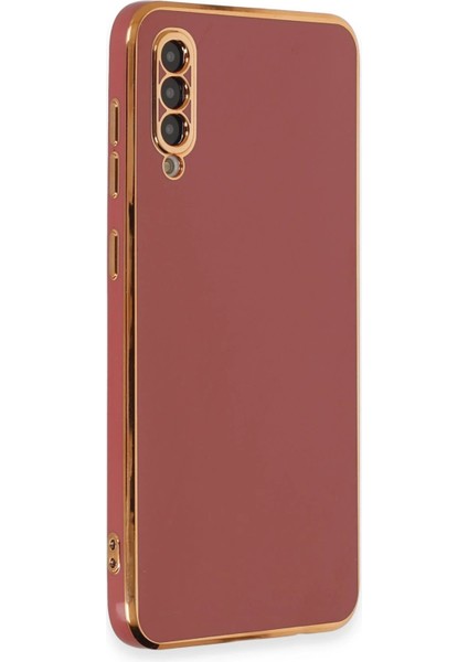 Samsung Galaxy A50 Kılıf Volet Silikon - Kırmızı Zrnet