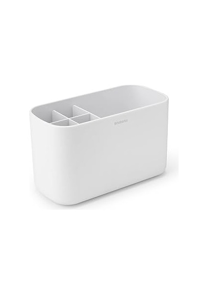 Banyo-Caddy, Plastik, Beyaz, Tek Beden