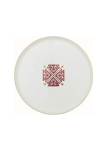 Arabesque Desen Düz Tabak 21CM