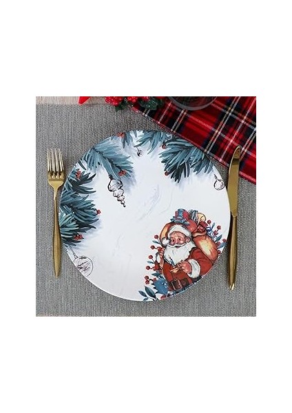 Keramika Tonton Noel Baba Servis Tabağı 26 cm 1 Adet 17955