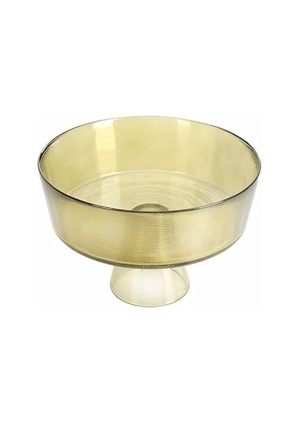Ayaklı Yeşil Kase 20 cm