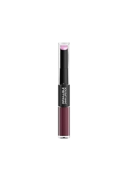 Paris Infaillible 2-Step 24 Saat Kalıcı Likit Ruj & Balm - 215 Wine Oclock