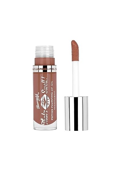 Barry M That's Swell! Peptide Plumping Lip Oil Dolgunlaştırıcı Dudak Ruju Lip Gloss Nude Nektar Ten