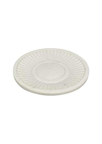 System Reçine Tezgah Üstü Katı Sabunluk Beyaz 25X133X133 mm