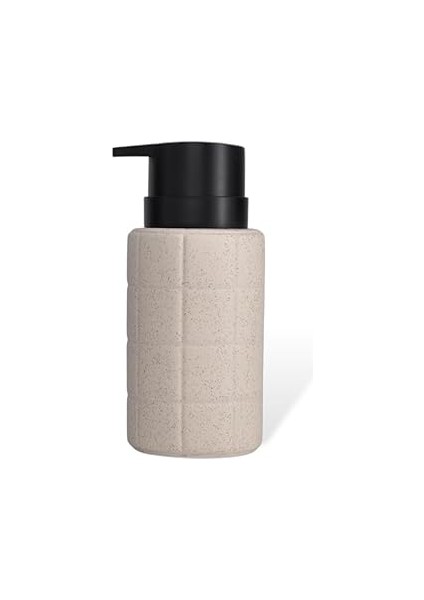 New Max Premium Serisi 300 ml Sıvı Sabunluk Pompalı Desenli Seramik Sıvı Sabunluk Dispencer Be