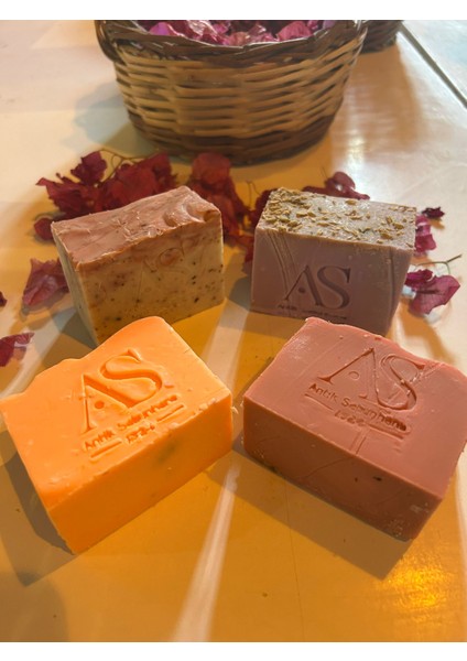 Zeytinyağlı 4'lü Sabun Paketi modelleri