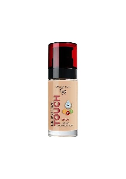Rose Moisture Touch Liquid Foundation SPF20 No: 111 Nemlendirici Etkili Fondöten