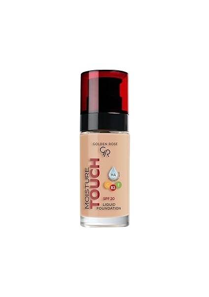 Rose Moisture Touch Liquid Foundation SPF20 No: 112 Nemlendirici Etkili Fondöten