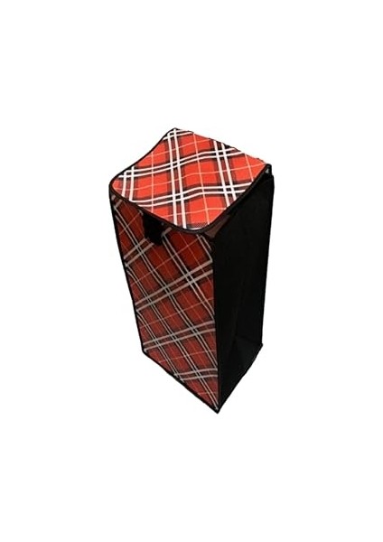 Tineke Pazar Araba Çantası Torbası Yedek Çanta 32X55X26 cm 1 Adet (Kirmizi)
