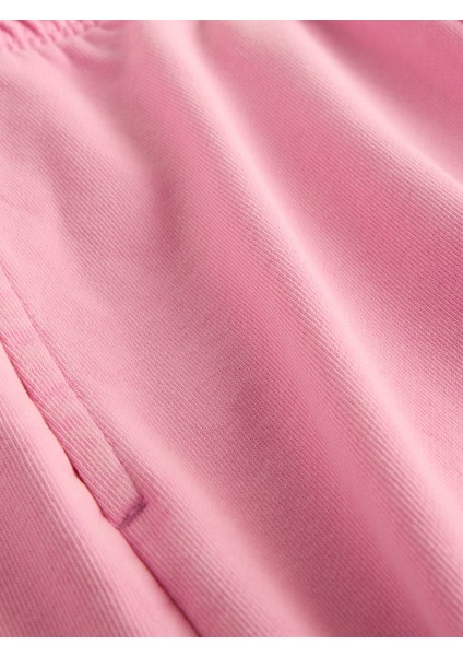 Kadın Açık Pembe Heavyweight Havlu Kumaş Şort fiyatları