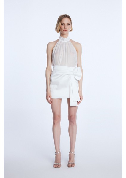 Mert Aslan Fiyonk Detaylı Mini Etek fırsatları