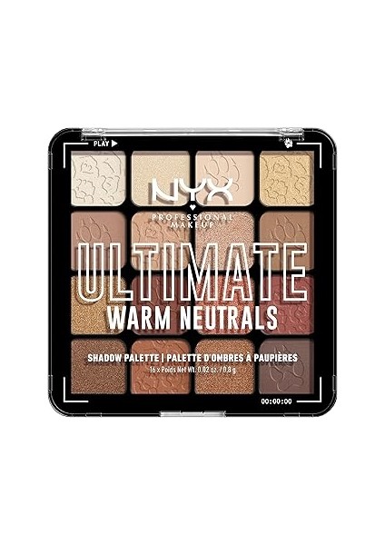 Nyx Professional Makeup, Nihai Gölge Paleti, Göz Farı Paleti - Nötrler