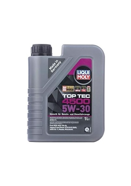 Liqui Moly Top Tec 4500 5W-30 1 Litre Otomotiv Bakım Ürünü
