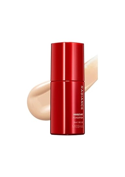 48 Saat Kalıcı Saten Fondöten 35ML SPF30+ Radiance Perfect Fit Foundation No.23 Sand
