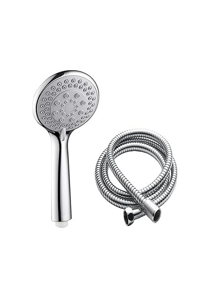 New 5 Fonksiyonlu Duş Başlığı + 150CM Duş Spirali Hortumu/duş Seti Takımı