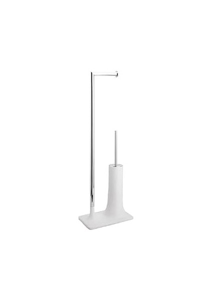 System Hareketli Wc Set Beyaz/krom Renk 718X141X246 mm