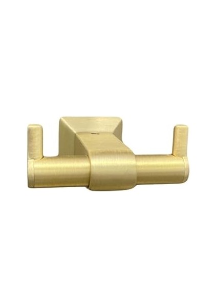System Bowlıne Ikili Askılık Mat Altın 44X75X81 mm Renksiz Tek Ebat BA1001 012 Bb