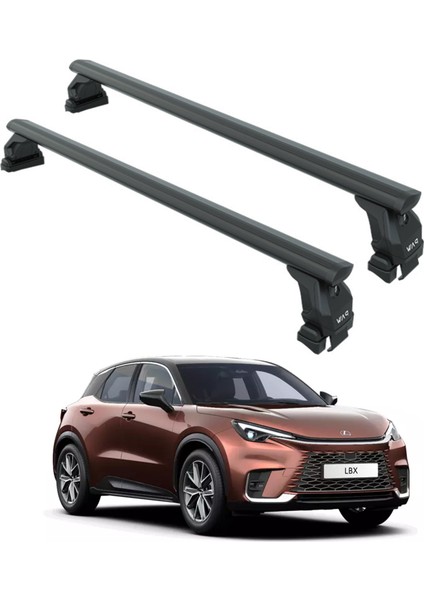 Lexus Lbx 2023-2025 Oluksuz Üst Tavan Portbagaj Taşıyıcı Ara Atkısı Toros Serisi Pro 4 Siyah