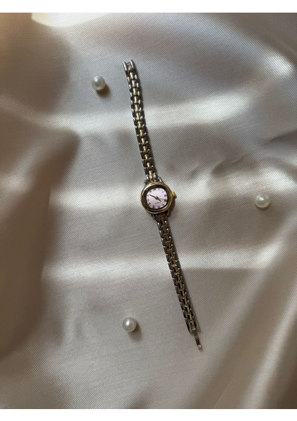 Retro Minimal Boncuk Kordon Vintage Kadın Kol Saati