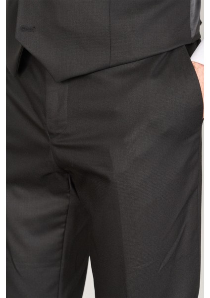 Kagi Siyah Erkek Pamuk Polyester Barı Yelekli Takım fırsatları