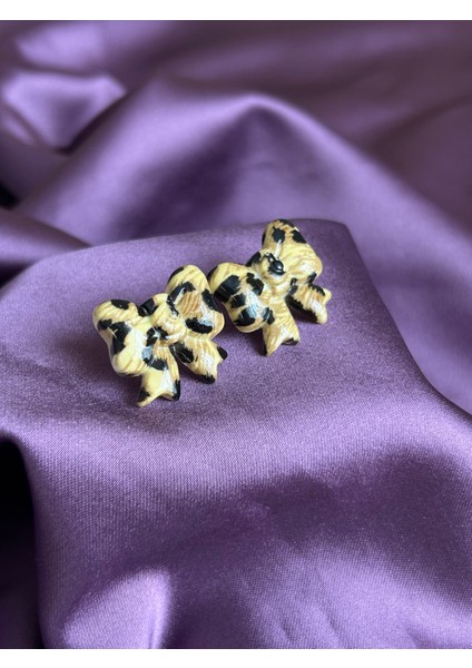 Fiyonk Leopar Küpe