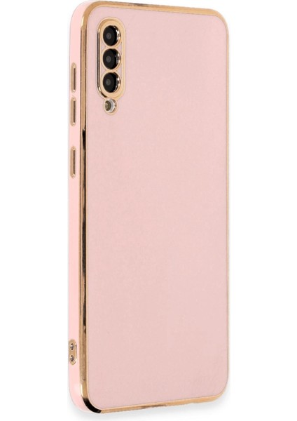 Samsung Galaxy A50 Kılıf Volet Silikon - Pembe Zrnet