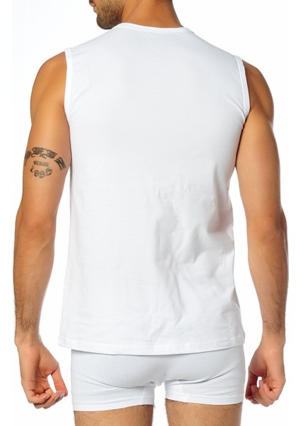 9234 ERKEK TENDER COTTON SIFIR YAKA SIFIR KOL BEYAZ T-SHİRT fırsatları