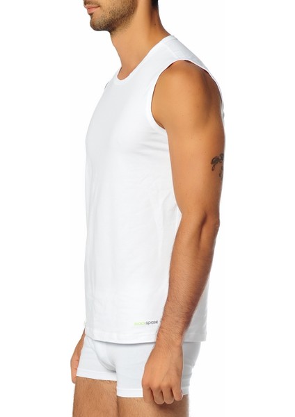 9234 ERKEK TENDER COTTON SIFIR YAKA SIFIR KOL BEYAZ T-SHİRT indirimleri