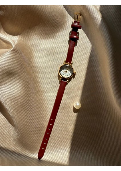 Retro Minimal Deri Kordon Vintage Kadın Kol Saati indirimleri