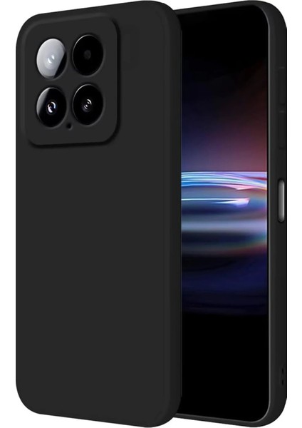 Xiaomi Mi 14T Pro Kılıf Nano Içi Kadife Silikon - Siyah Zrnet